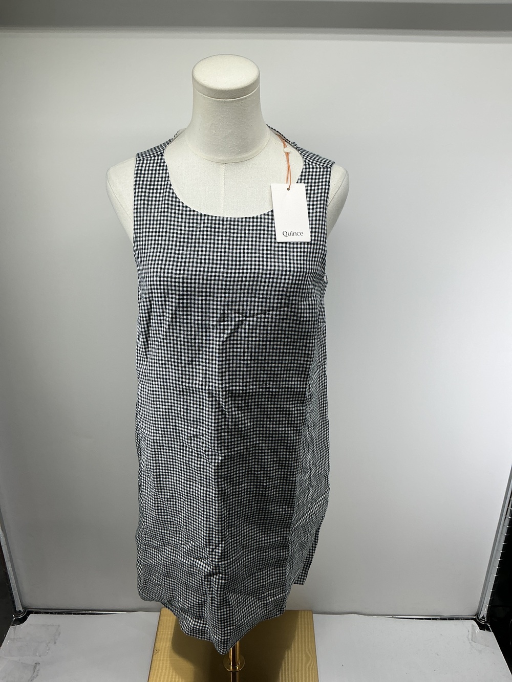 100% European Linen Tank Mini Dress